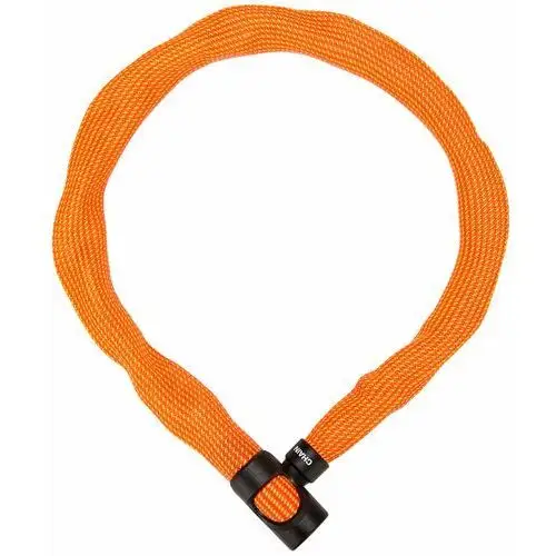 ABUS Ivera Chain 7210/85 Sparkling Orange – zapięcie rowerowe z osłoną z tworzywa sztucznego – poziom bezpieczeństwa 8 – 85 cm – 8777 – kolor pomarańczowy