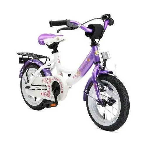 Rower dla dzieci 12" BIKE STAR GERMANY klasyczny fioletowo biały