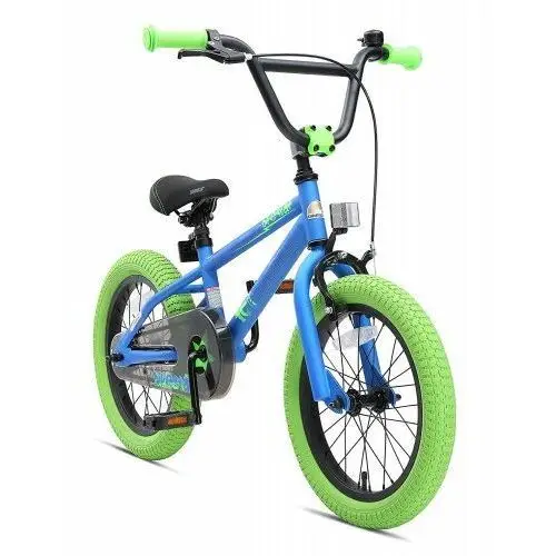 Rower dla dzieci BMX 16" BIKE STAR GERMANY niebiesko zielony 2