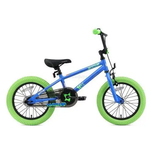 Rower dla dzieci BMX 16" BIKE STAR GERMANY niebiesko zielony 4