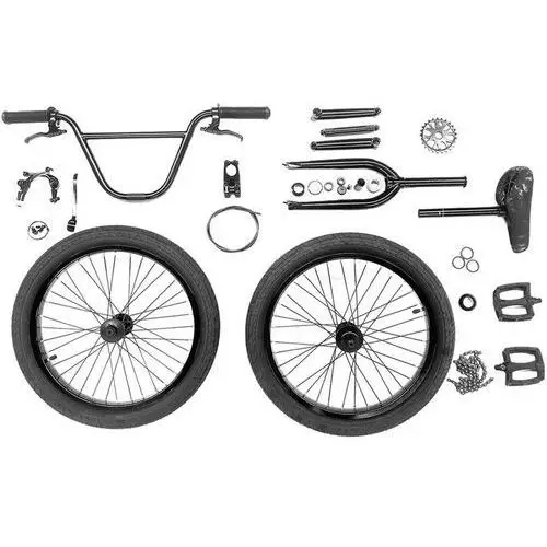 Colony Rower bmx - colony build your own freestyle bmx bike kit expert (multi) rozmiar: os