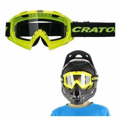 Okulary gogle CRATONI MTB C-Rage neo żółte