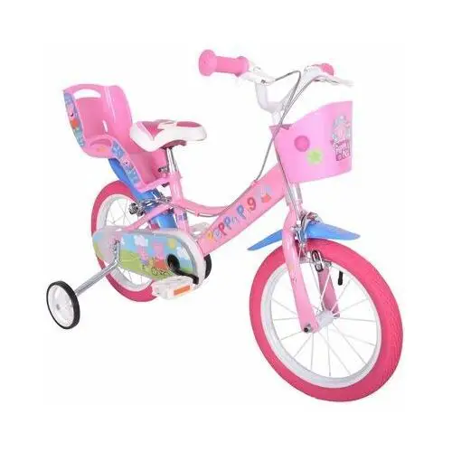 Dino bikes Rower dziecięcy świnka peppa 14 cali dla dziewczynki