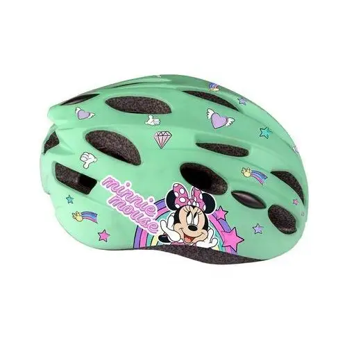 Disney Kask rowerowy myszka minnie miętowy dla dzieci (rozmiar m)
