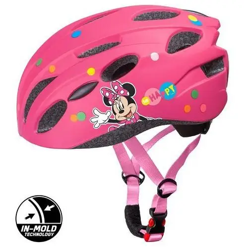 Kask rowerowy DISNEY Myszka Minnie Różowy Dla dzieci (rozmiar M), kolor różowy