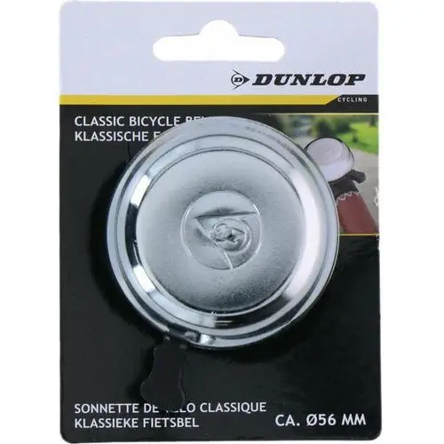 Dunlop, Dzwonek rowerowy Classic Silver, 56mm