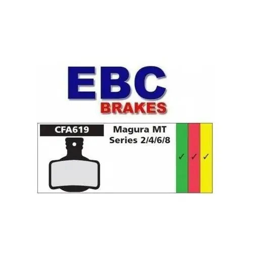 Ebc brakes Klocki rowerowe ebc (organiczne wyczynowe) magura mt series 2/4/6/8 2012 cfa619r
