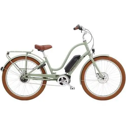 Electra townie go! 5i step-thru green tea