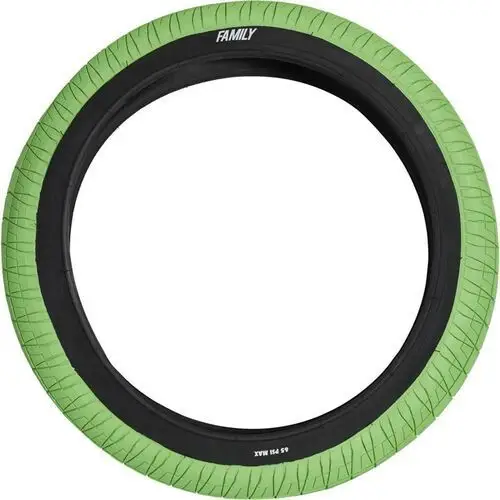 Płaszcz opony - family 16in bmx tire (zelenÁ) rozmiar: 2.25in Family