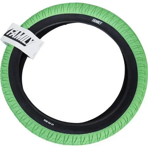 Family Płaszcz opony - family 18in bmx tire (zelenÁ) rozmiar: 2.25in