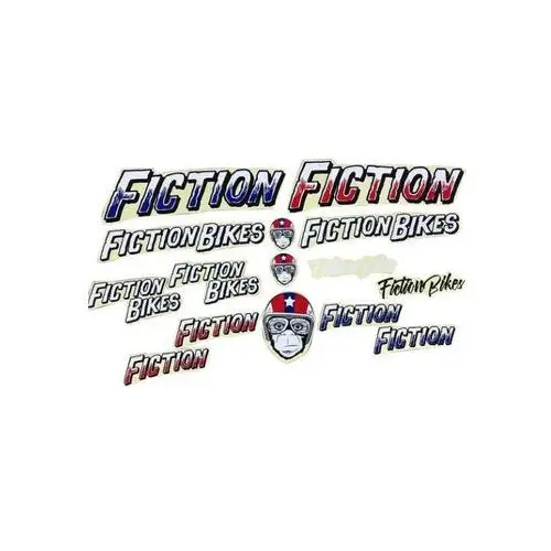 Zestaw FICTION BMX - Fiction Sticker Pack (MULTI) rozmiar: 15 Pack