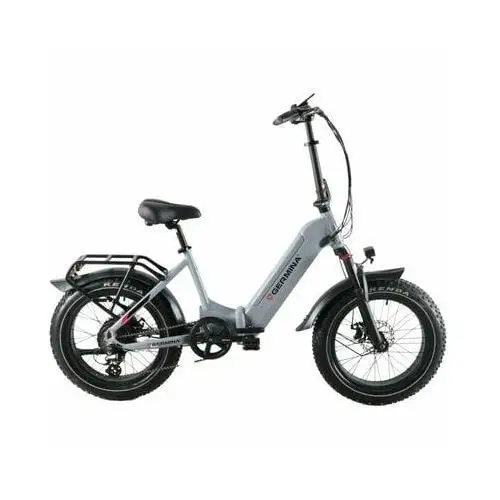 Rower elektryczny fat bike u17 20 cali szary Germina