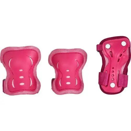 Ochraniacze - hangup kids skate pads 3-pack (pink) rozmiar: l Hangup