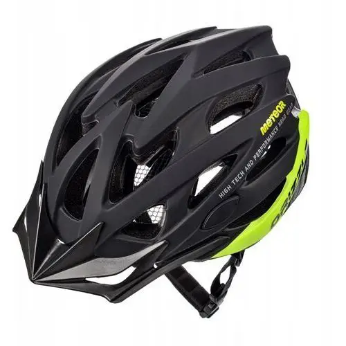 Kask Rowerowy Meteor MV29 Drizzle L 58-61 odpinany daszek siatka od owadów