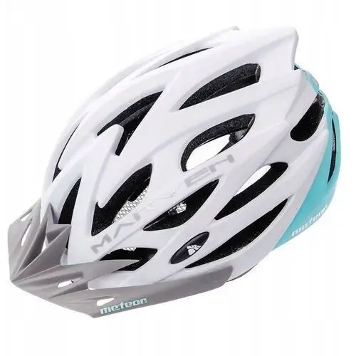 Kask rowerowy z daszkiem lekki regulowany na rower Meteor Marven L 58-61 cm