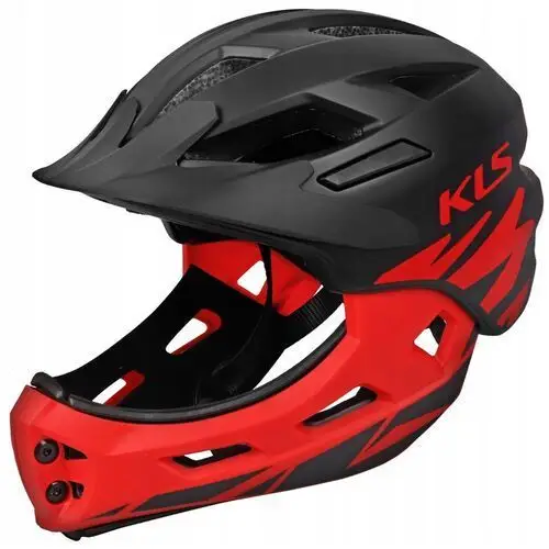 Kellys Kask rowerowy z gardą Sprout Anthracite- Red S 52-56