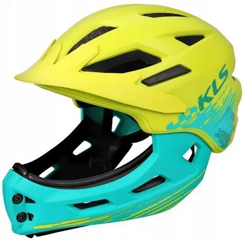 Kellys Kask rowerowy z gardą Sprout Lime S 52-56