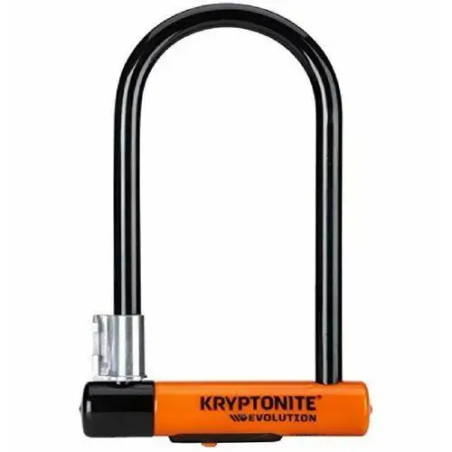 Kryptonite 002130 Evolution STD Kłódka Rowerowa Typu U-Lock, Czarny/Pomarańczowy, 10 x 22,9 cm