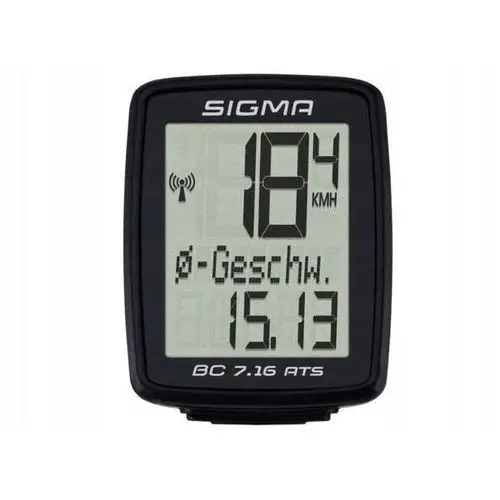 Licznik rowerowy bezprzewodowy Sigma Bc 7.16 Ats