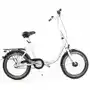 Aluminiowy rower składany SKŁADAK niska rama MIFA 3 biegi Nexus SHIMANO prądnica biały,0 Sklep on-line