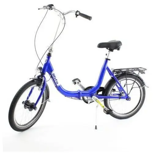 Aluminiowy rower składany składak niska rama mifa 3-biegi shimano nexus z prądnicą kolor niebieski Mifa germany