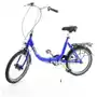 Aluminiowy rower składany składak niska rama mifa 3-biegi shimano nexus z prądnicą kolor niebieski Mifa germany Sklep on-line