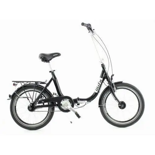 Aluminiowy rower składany SKŁADAK niska rama MIFA 3-biegi SHIMANO NEXUS prądnica czarny, 20KLA-SP-26083 1901