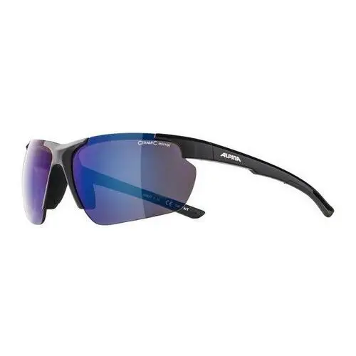 Okulary na rower ALPINA DEFEY HR kolor BLACK szkło BLUE MIRROR Cat.3, A8657332