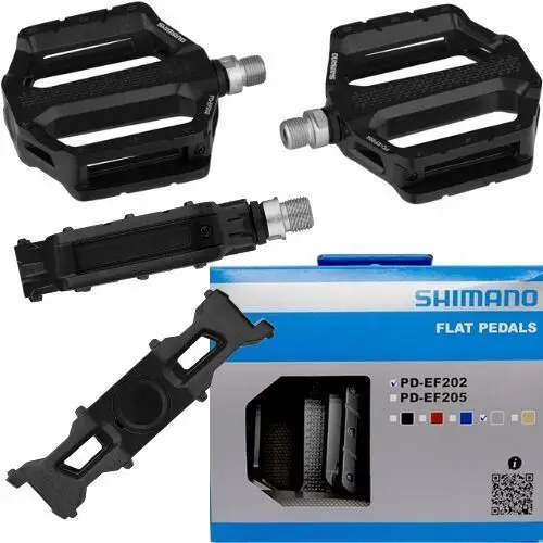 Pedały Shimano PD-EF202 czarne pedały platformowe