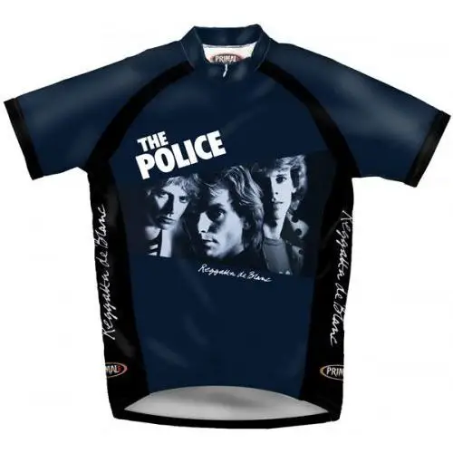 THE POLICE Reggatta the blanc - koszulka rowerowa UNIKAT
