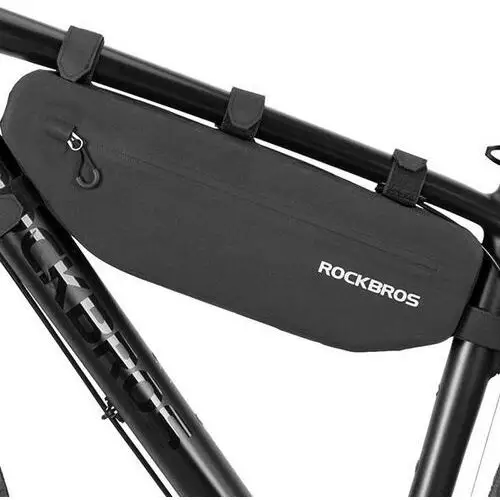 Rockbros Wodoodporna torba rowerowa mocowana na rzepy pod ramę 3l czarna