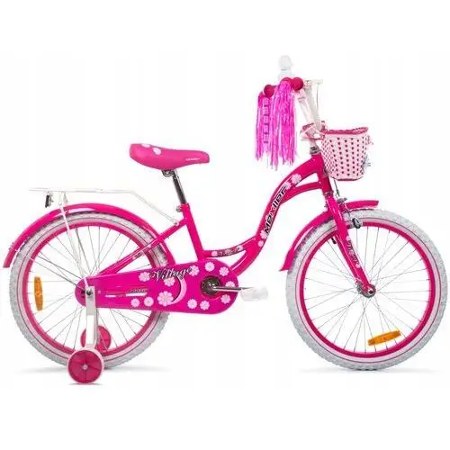 Rower dla dziewczynki Mexller 20" Village Rowerek dziecięcy kółka boczne
