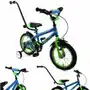 Rower Z Kółkami Bocznymi 14 Cali Niebieski Rowerek Dla Dzieci Prowadnik Sklep on-line