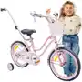 Rowerek dla dziewczynki rower 16 cali dziecięcy 4-6 lat prowadnik Sklep on-line