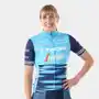 Santini Damska wyścigowa koszulka rowerowa trek-segafredo replica Sklep on-line