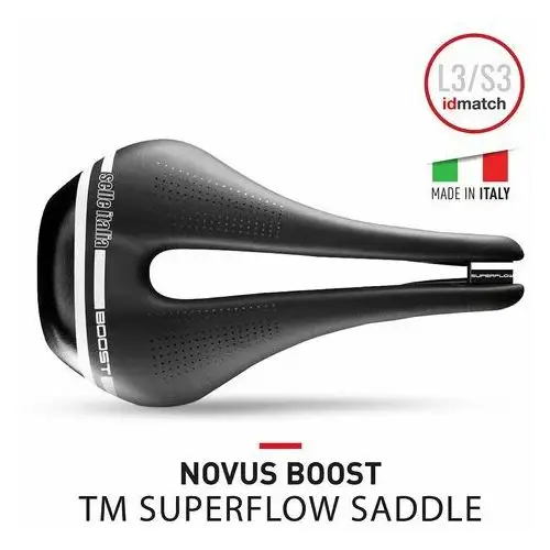 Selle Italia Novus Boost TM Siodełko Superflow czarny S3