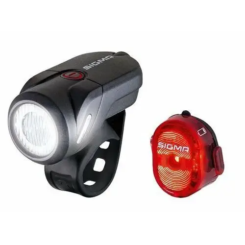 SIGMA SPORT Aura 35/Nugget II Zestaw oświetlenia na USB 2020 Oświetlenie rowerowe - zestawy