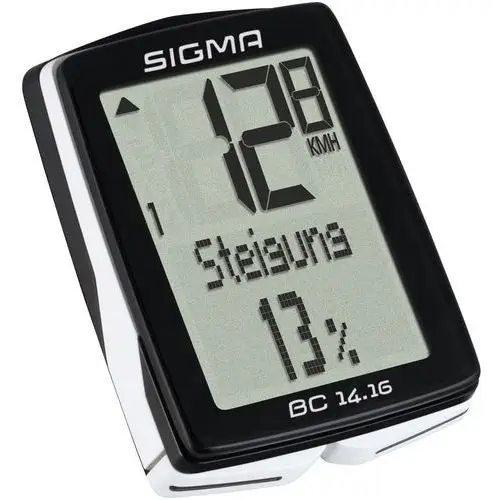 SIGMA licznik BC 14.16 - przewodowy licznik rowerowy