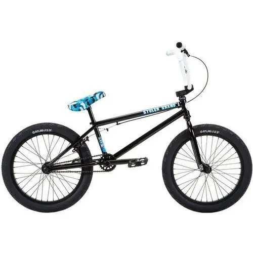 Rower bmx - stolen stereo 20in 2022 bmx freestyle bike (black blue camo) Stolen