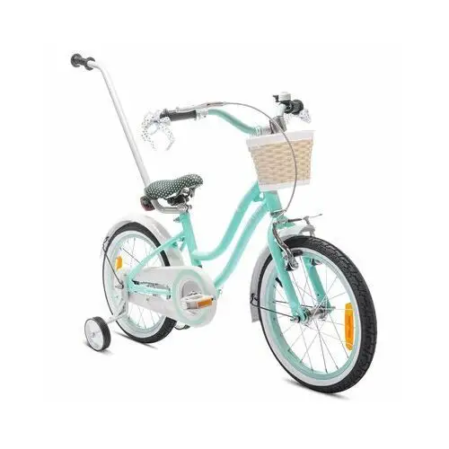 Sun baby Rower dziecięcy heart bike 16 cali dla dziewczynki miętowy