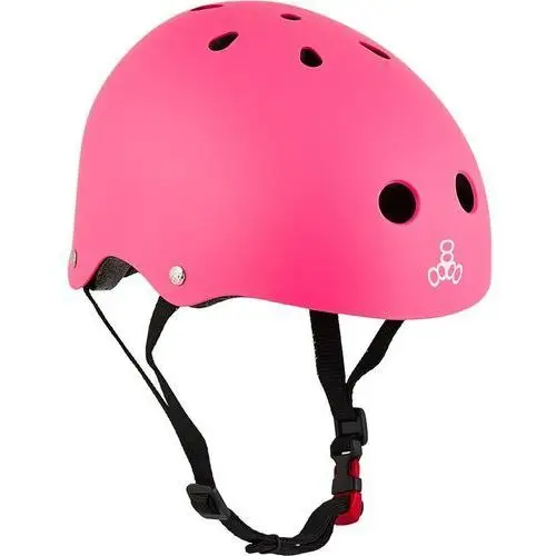 Kask TRIPLE EIGHT - Triple Eight Lil 8 Staab Kids Skate Helmet (PINK) rozmiar: OS, kolor różowy