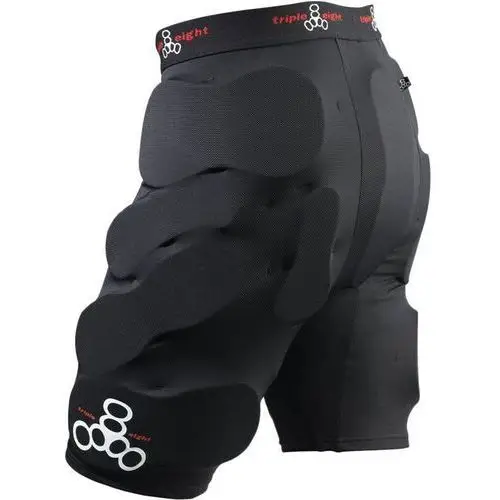 Ochraniacze TRIPLE EIGHT - Triple Eight Bumsaver Pants (BLACK), kolor czarny