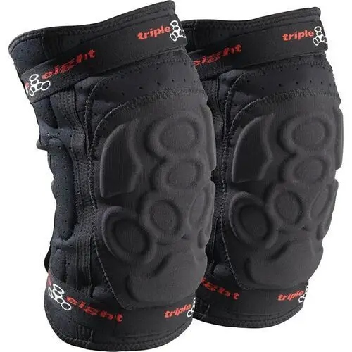 Ochraniacze TRIPLE EIGHT - Triple Eight Exoskin Skate Knee Pads (BLACK)