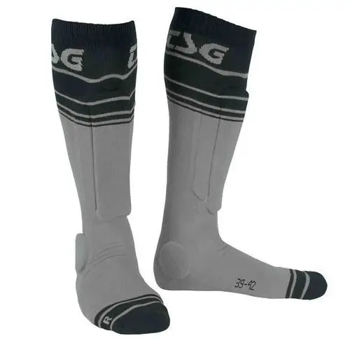 Ochraniacze TSG - riot sock grey-striped (217) rozmiar: 35-38