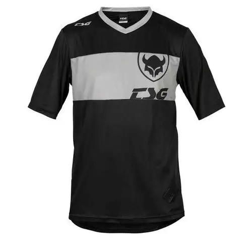 Ubranie sportowe - waft jersey s/s black grey (460) Tsg