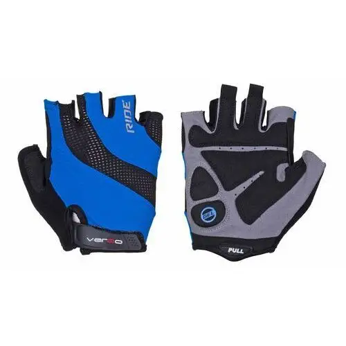 Rękawiczki rowerowe Verso SB-01-7034-B czarno-niebieskie