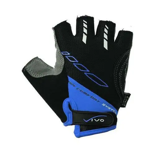 Rękawiczki rowerowe sb-01-5021-d czarno-niebieskie Vivo