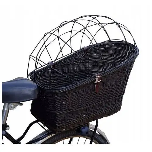 Wiklinowy kosz koszyk na rower Bagażnik dla Psa