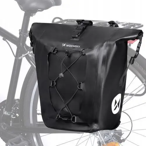 Wozinsky duża torba rowerowa sakwa na bagażnik 25L