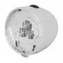 Xc light Lampa przednia - 764b retro 3 diody led, zasilane 3x aaa, srebrna Sklep on-line